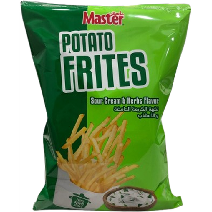 MASTER POTATO FRITES SOUR CREAM & HERBS 90G