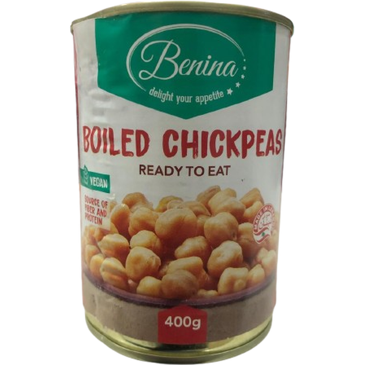 BENINA BOILED CHECKPEAS 400G