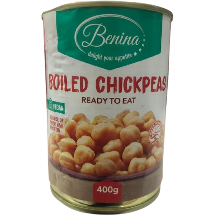 BENINA BOILED CHECKPEAS 400G