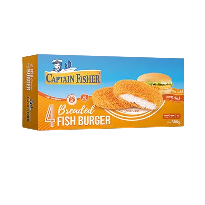Captain Fisher Breaded Fish Burger 300g