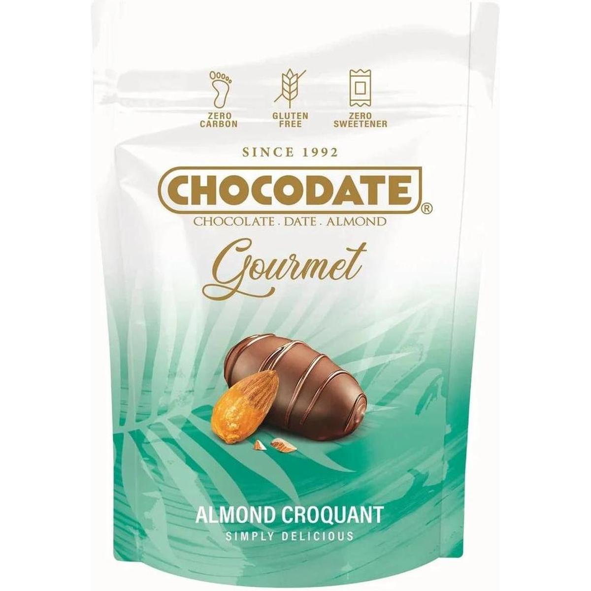 CHOCODATE GOURMET 150G ALMOND CROQUANT