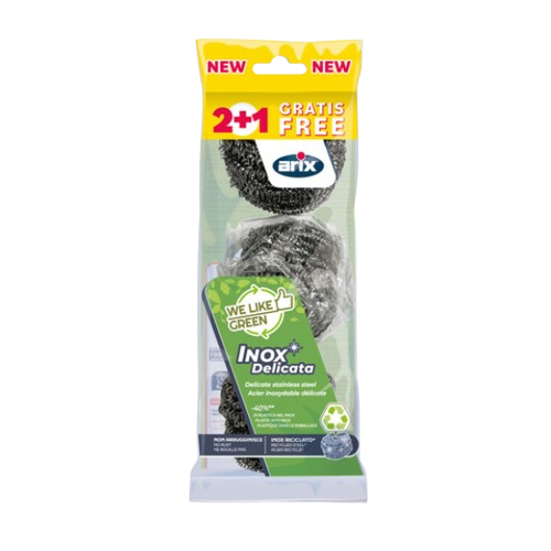 Arix Inox Steel Sponge 3pcs