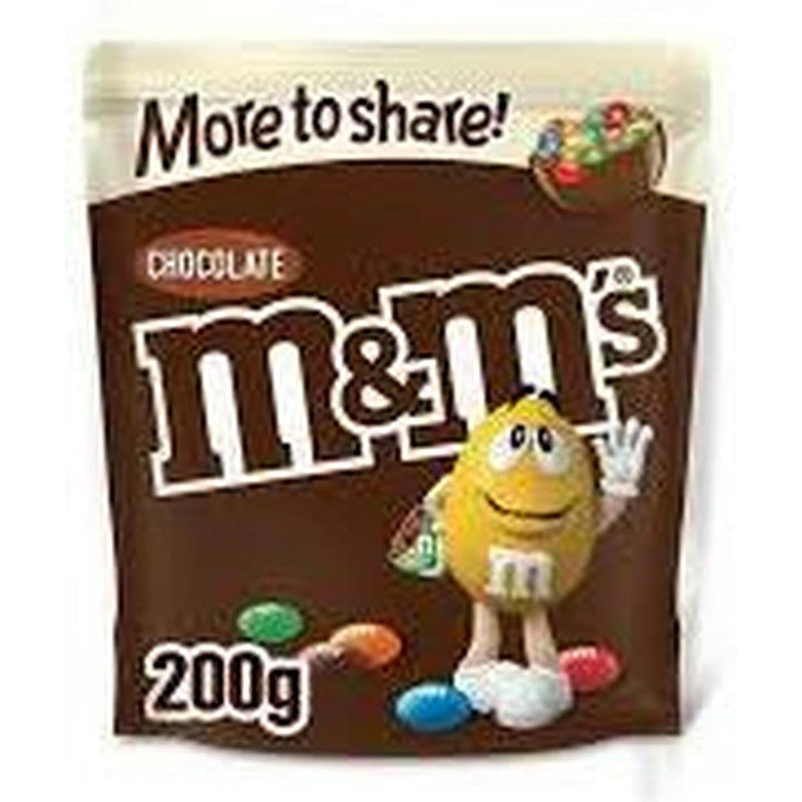 M&M'S CHOCOLATE POUCH 200G MORE TO SHARE