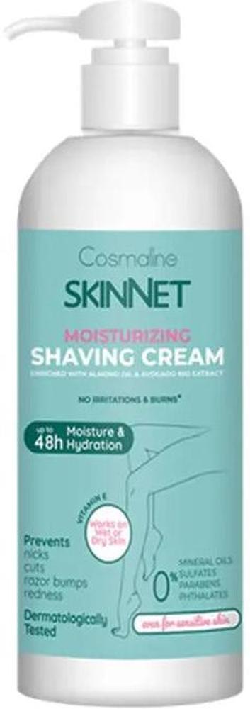 COSMALINE SKINNET MOISTURIZING SHAVING CREAM 240ML