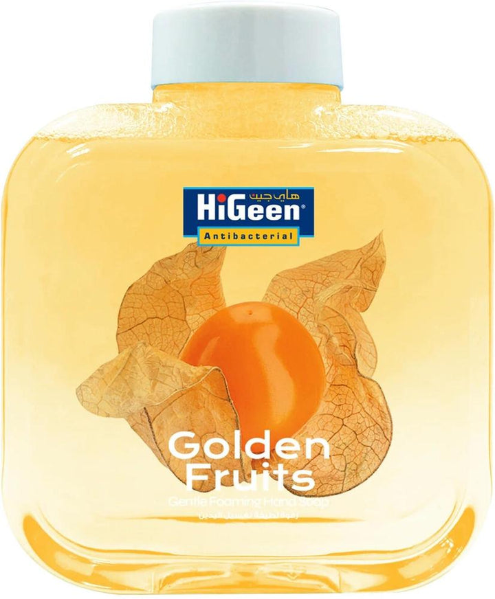 HIGEEN FOAMING HAND SOAP REFILL 500ML GOLDEN FRUITS