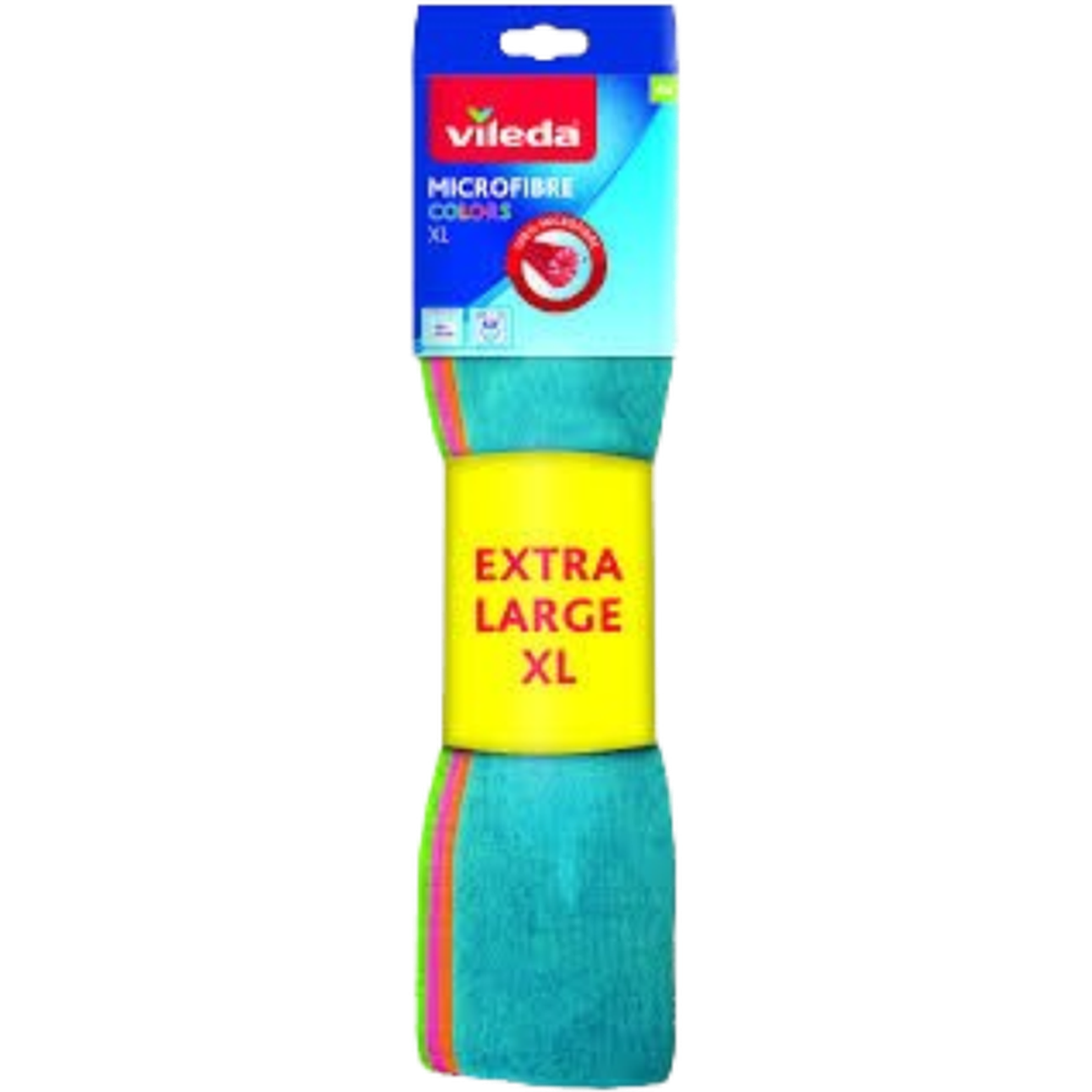 VILEDA MICROFIBRE COLORS STYLE XL*4P