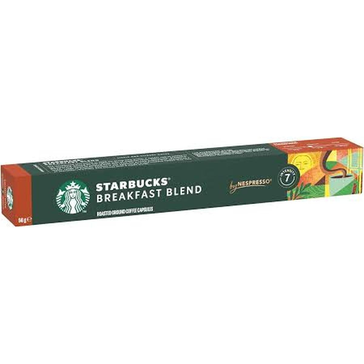 STERBUCKS NESPRESSO BREAKFAST BLEND *10 CAPSULES