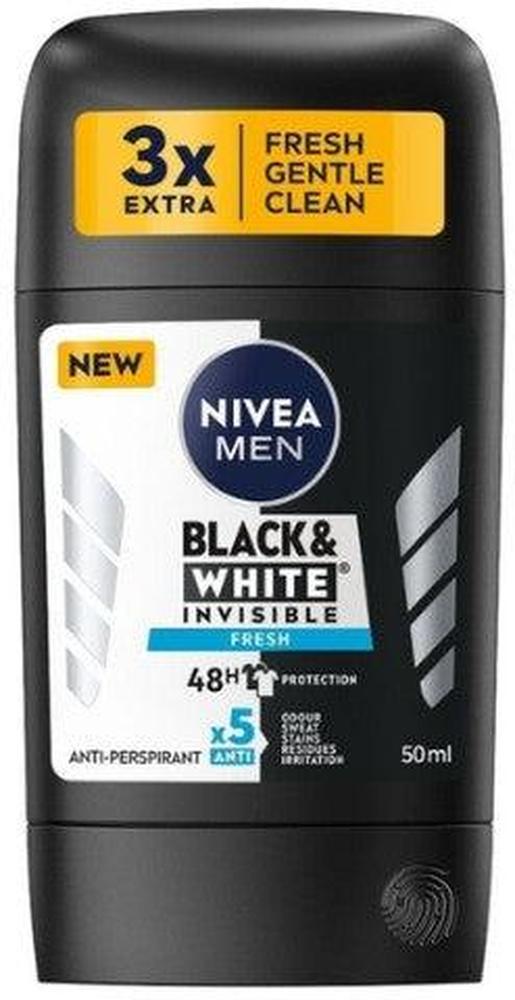 NIVEA MEN BLACK & WHITE INVISIBLE FRESH 50ML