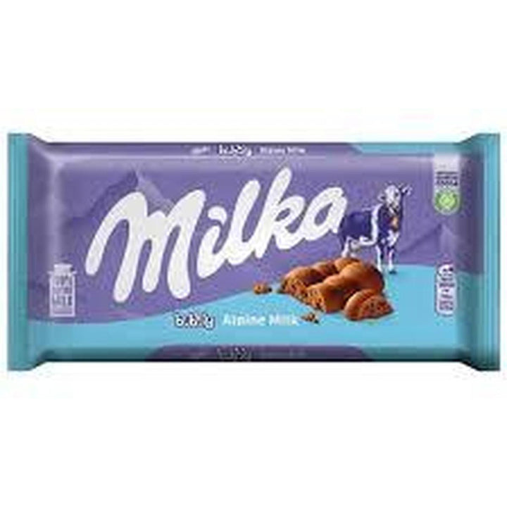 MILKA CHOCO 90G BUBBLY ALPINE MILK