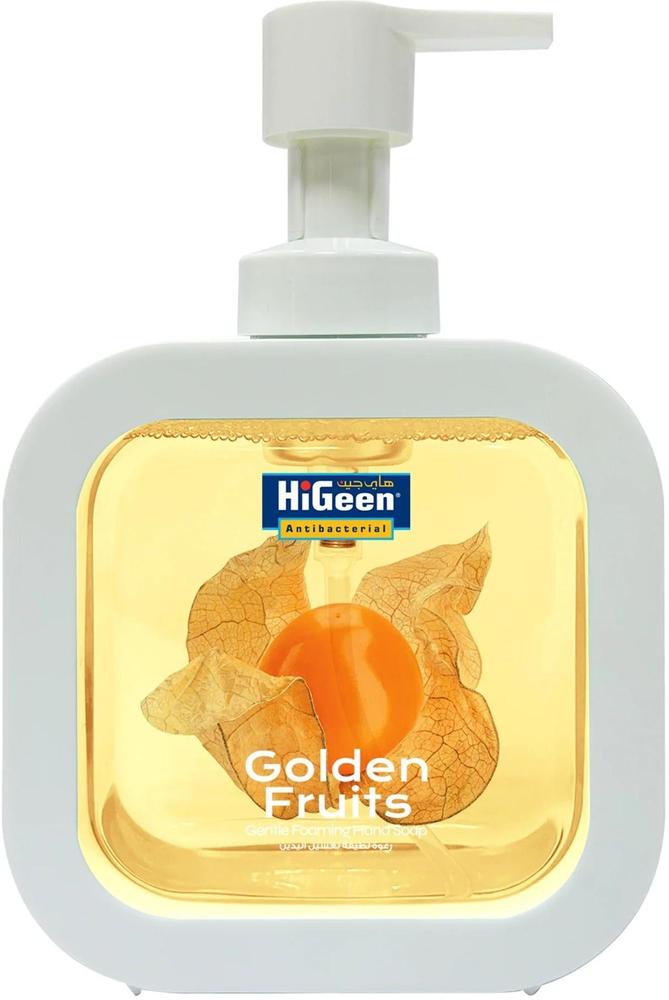 HIGEEN FOAMING HAND SOAP 500ML GOLDEN FRUITS