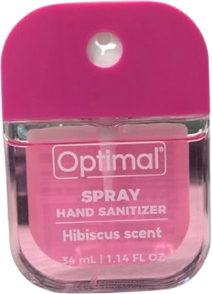 OPTIMAL SPRAY HAND SANITIZER 34ML HIBISCUS SCENT