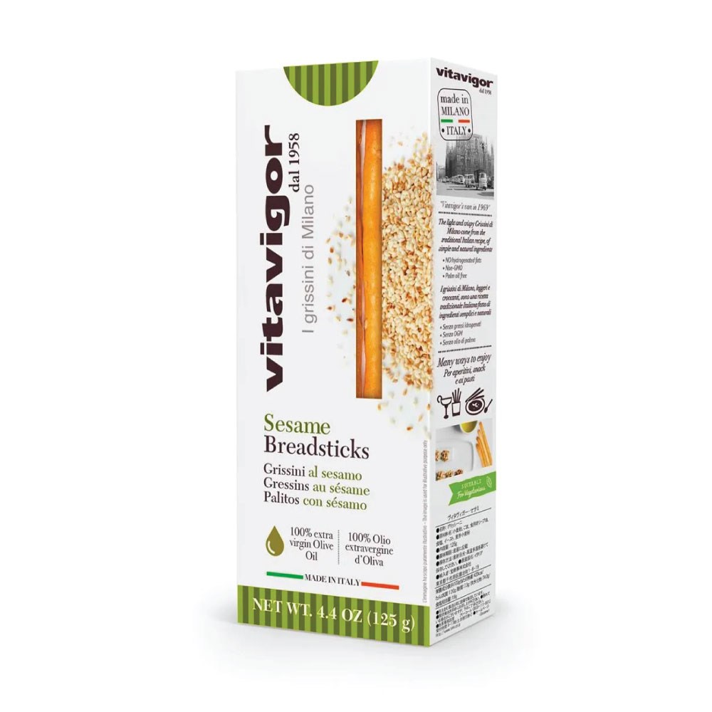 VITAVIGOR SESAME BREADSTICKS 125G
