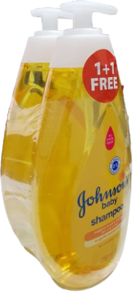 JOHNSON'S BABY SHAMPOO 750ML 1+1FREE