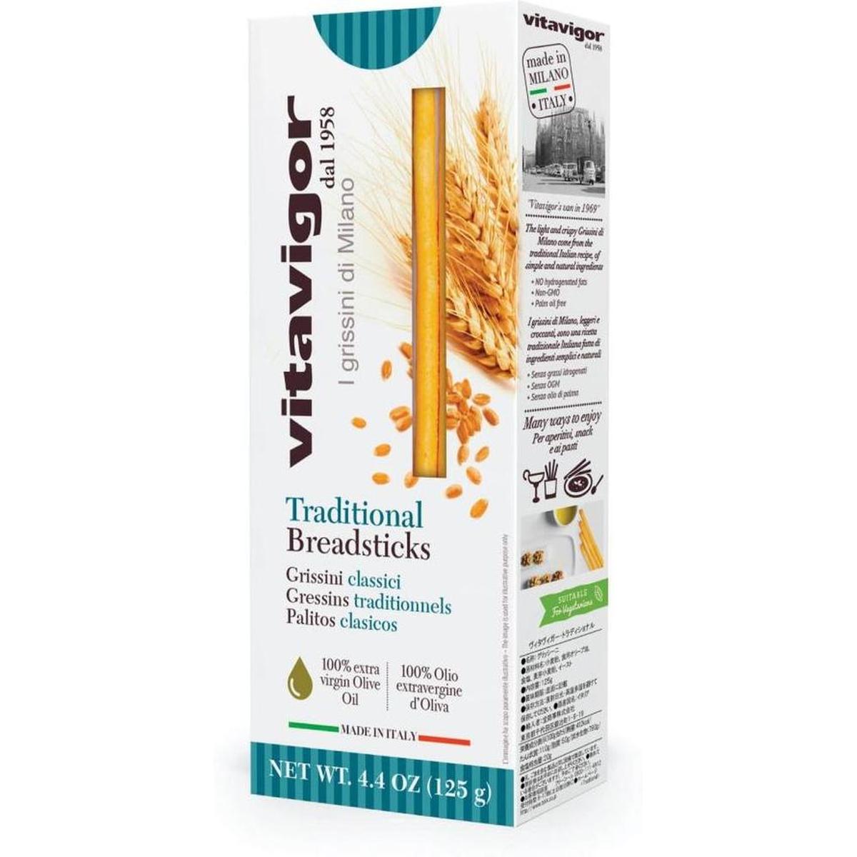 VITAVIGOR TRADITIONAL BREADSTICKS 125G