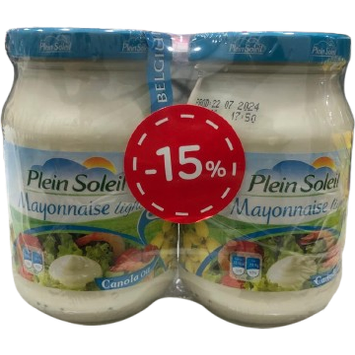 PLEIN SOLIEL MAYONNAISE LIGHT 250ML *2 @ 15% OFF