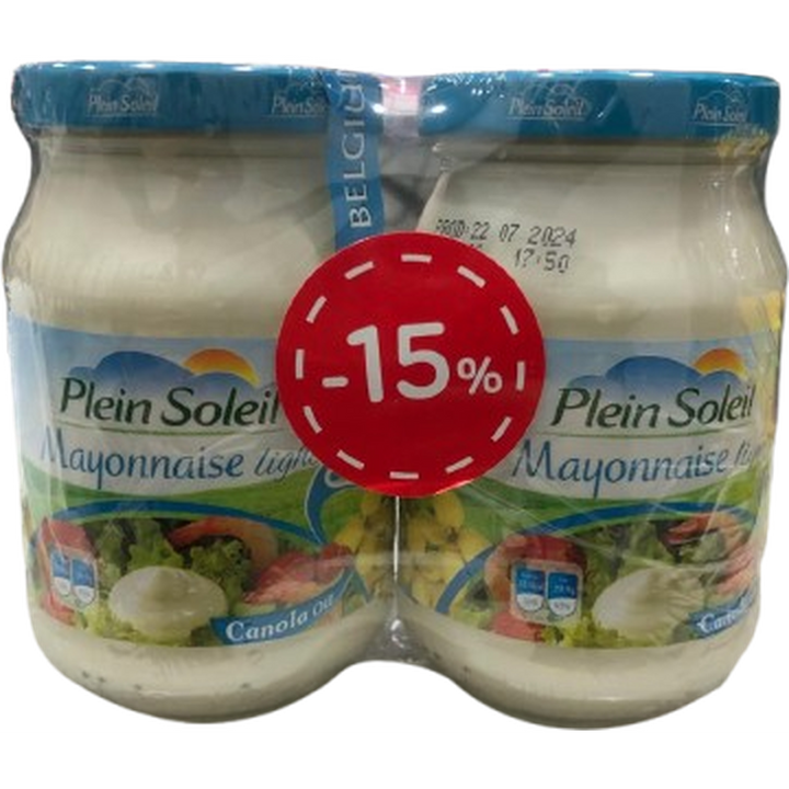 PLEIN SOLIEL MAYONNAISE LIGHT 250ML *2 @ 15% OFF