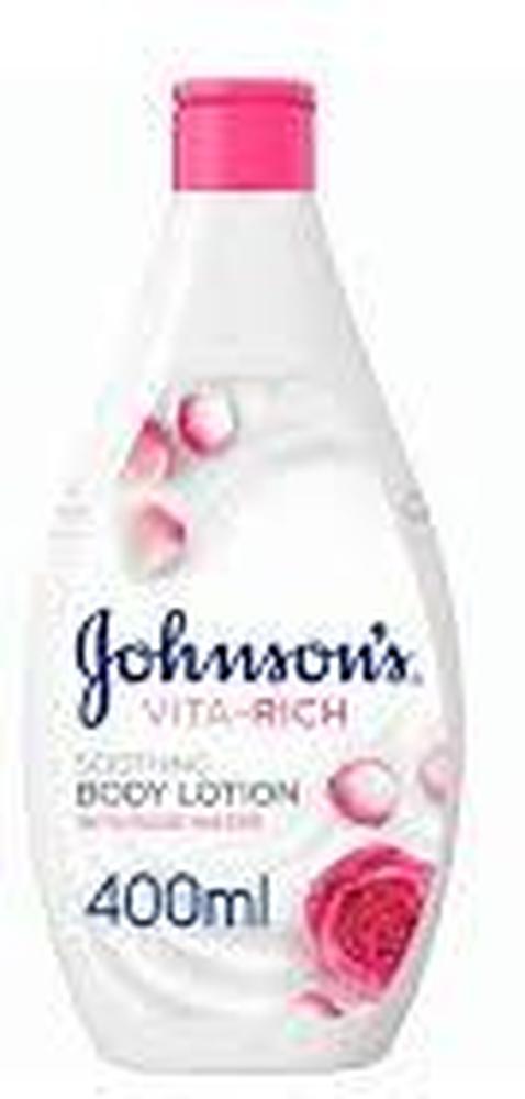 JOHNSON'S VITA RICH BODY LOTION ROSE WATER 400ML