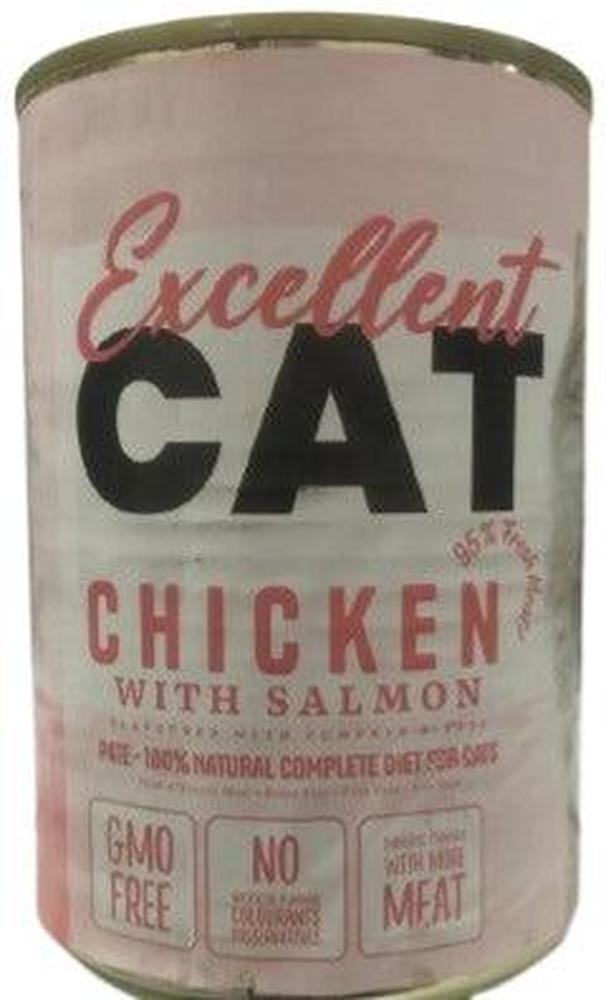 EXCELLENT WET CAT FOOD 400G CHICKEN WITH SALMON