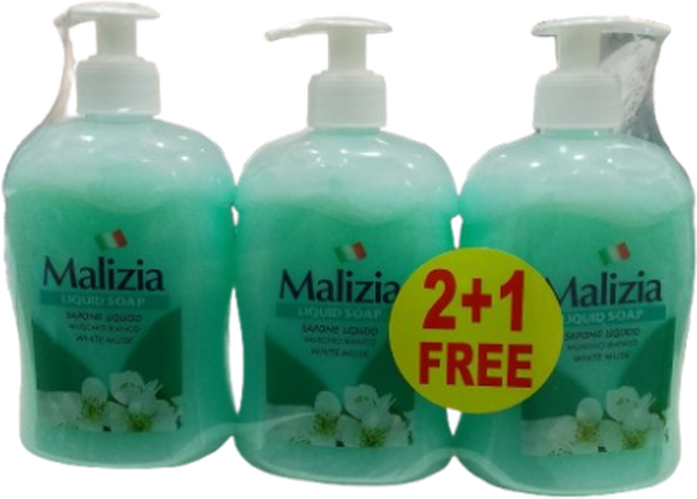 LIMALIZIA HAND WASH LIQUID 500ML WHITE MUSK  2+1 FREE