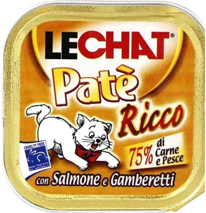 LE CHAT PATE RICCO 100G WITH SALMON & SHRIMP