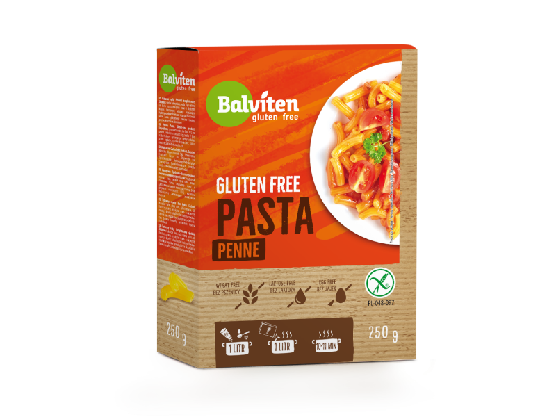 BALVITEN GLUTEN FREE PASTA PENNE 250G