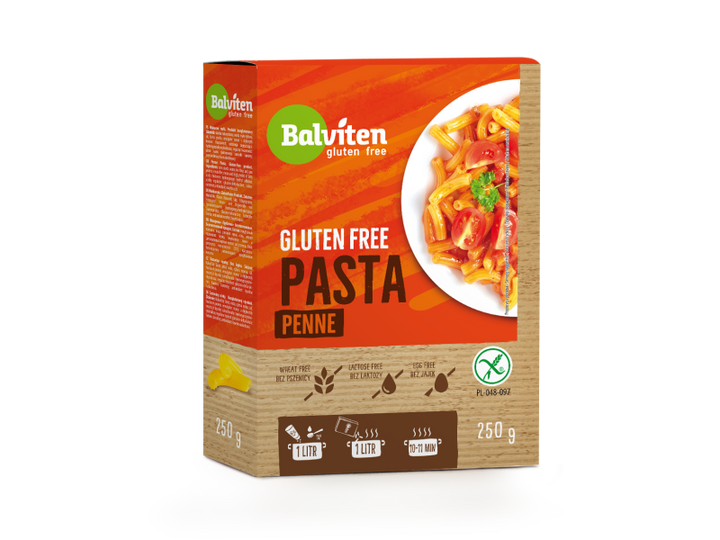 BALVITEN GLUTEN FREE PASTA PENNE 250G