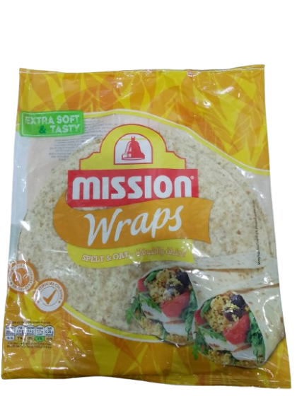 MISSION TORTILLA WRAPS 378G SPELT & OAT