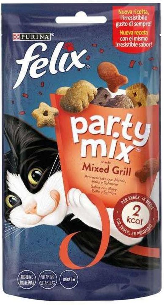 FELIX CAT FOOD PARTY MIX 60G MIXED GRILL