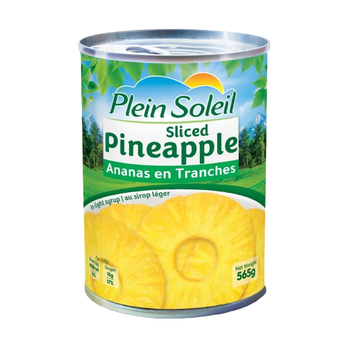Plein Soleil Canned Sliced Pineapple 565g