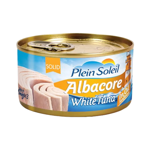 PLEIN SOLEIL ALBACORE WHITE TUNA IN OIL 185G