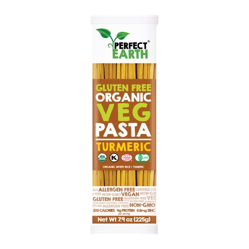 PERFECT EARTH GF ORGANIC VEG PASTA TURMERIC 225G