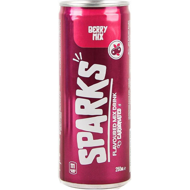 SPARKS CARBONATED DRINK 250ML BERRY MIX