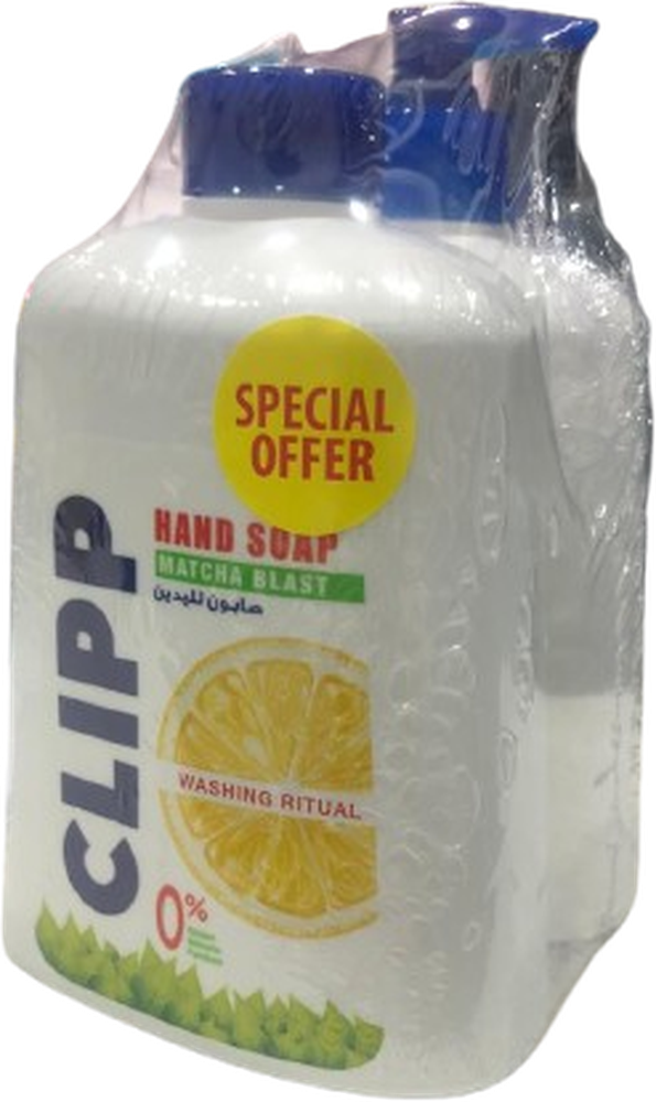 CLIPP HAND SOAP MATCHA BLAST 500ML + REFIL  @ SPECIAL OFFER