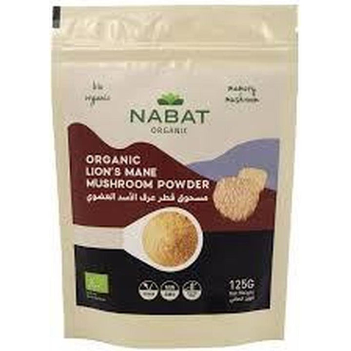 NABAT ORGANIC LION'S MANE MUSHROOM POWDER 125G