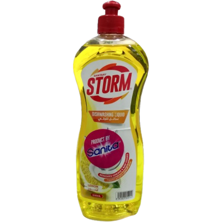 STROM DISHWASHING LIQUID 650ML LEMON
