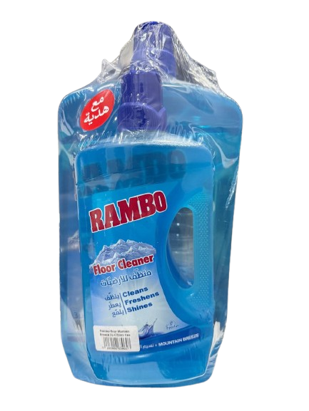 Rambo Floor Cleaner Mountain Breeze 3L + 750ml Free