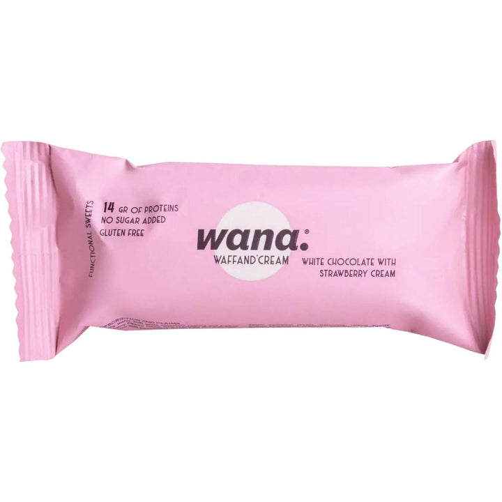 WANNA WHITE CHOCOLATE WITH STRAWBERRY CREAM  43G