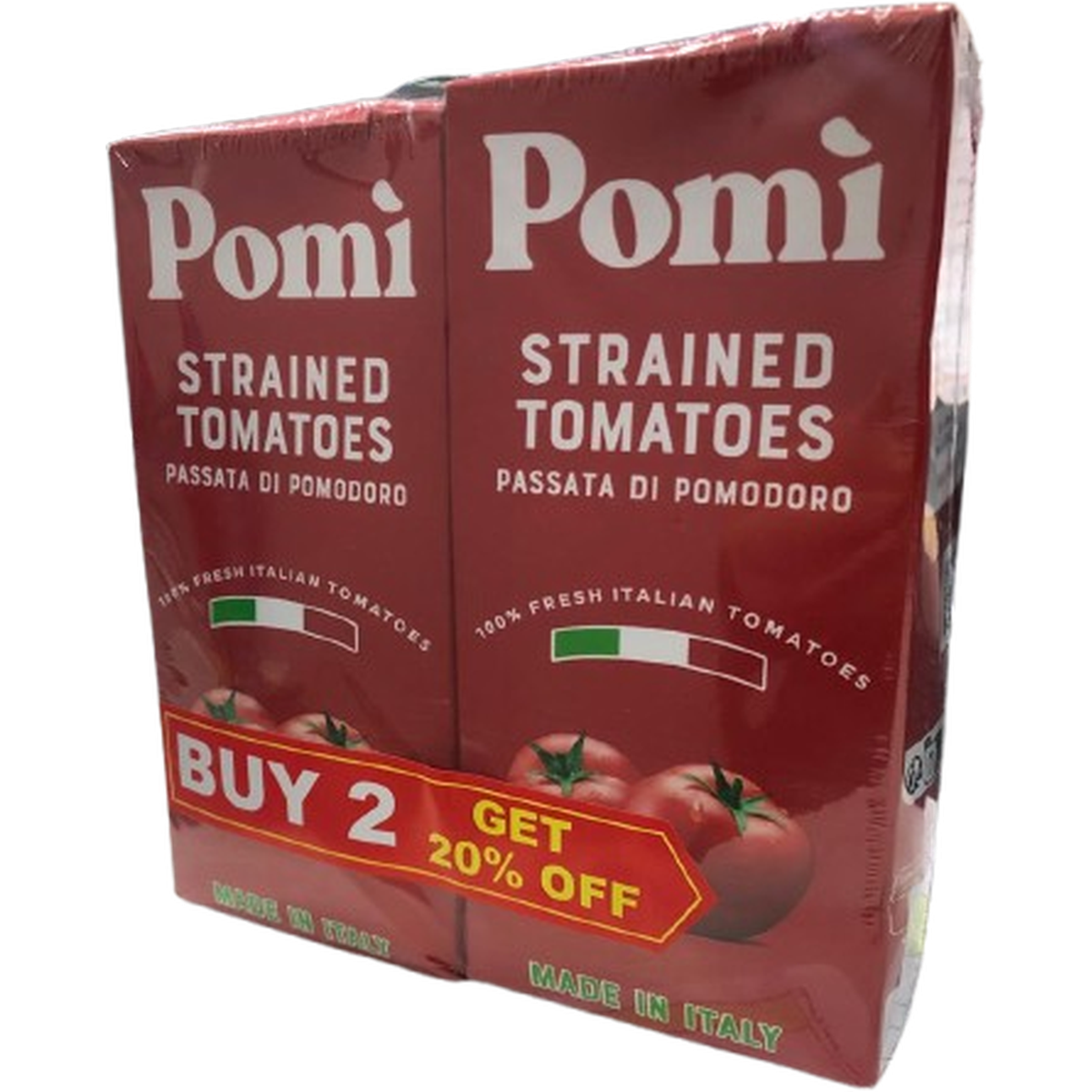 POMI STRAINED TOMATOES 1000G BUY 2 GET 20% OFF