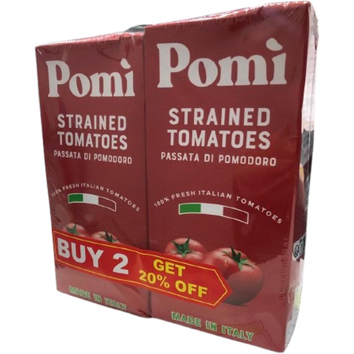 POMI STRAINED TOMATOES 1000G BUY 2 GET 20% OFF