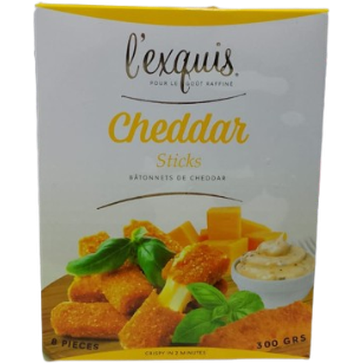 L'EXQUIS CHEDDAR STICKS 300G