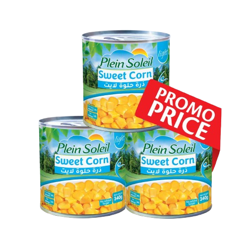 Plein Soleil Sweet Corn Light 340g *3 @ P.P.
