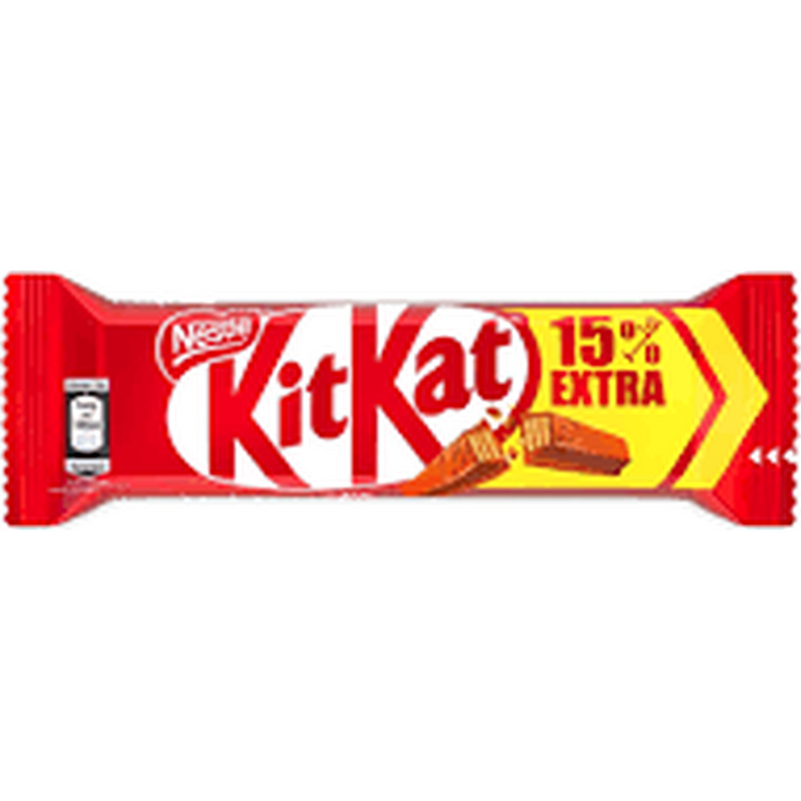 NESTLE KIT KAT 2 FINGER 20.5G @ 15% EXTRA