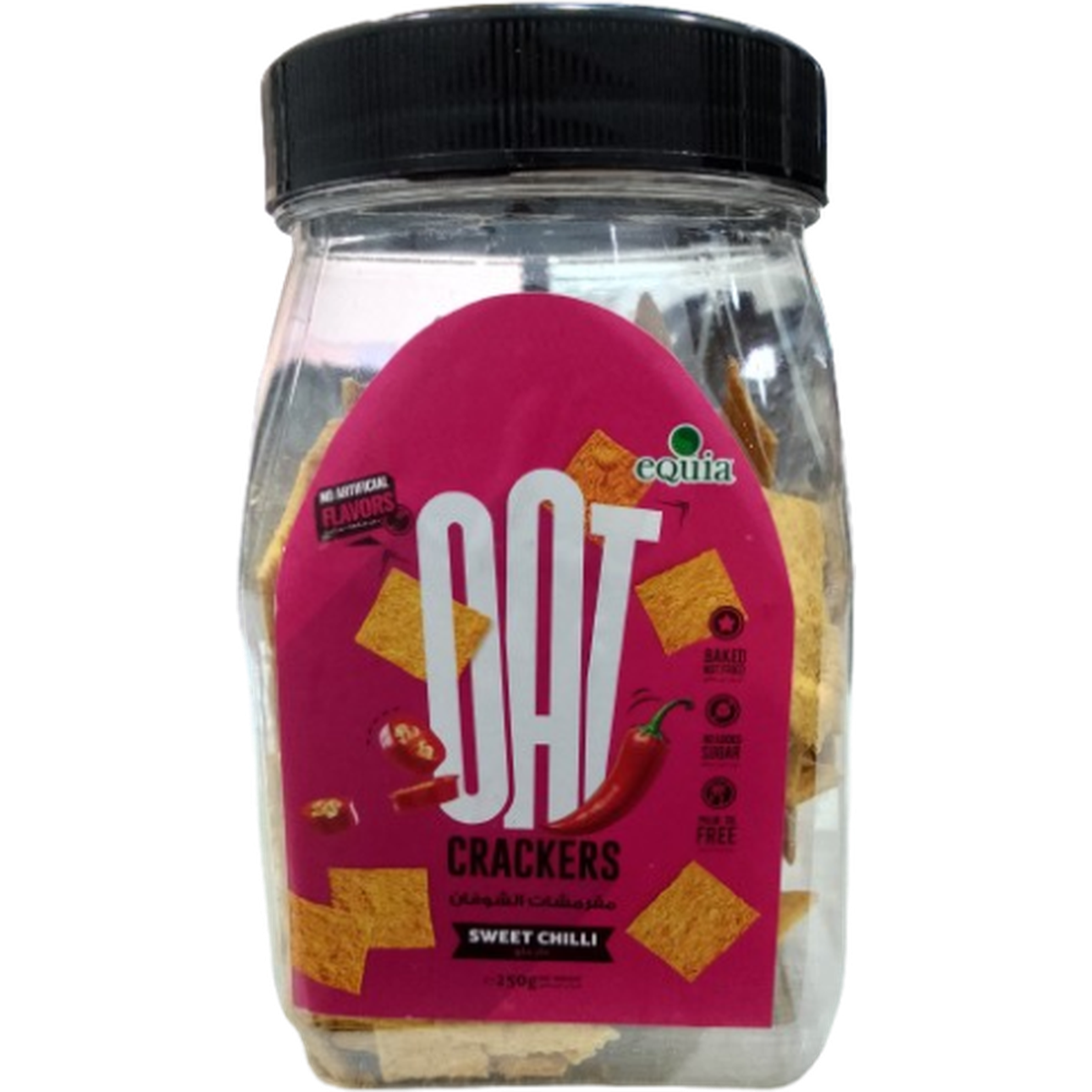 EQUIA OAT CRACKERS 250G SWEET CHILLI