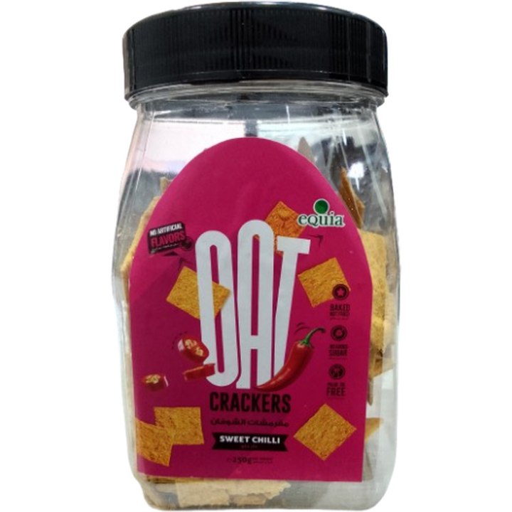 EQUIA OAT CRACKERS 250G SWEET CHILLI