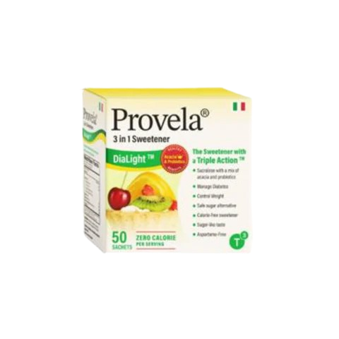 Provela Sweetener Sachets 3 In 1  50 Sachets