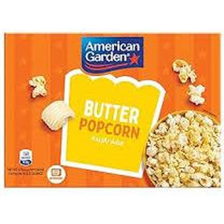 AMERICAN GARDEN MICROWAVE POPCORN 80G BUTTER
