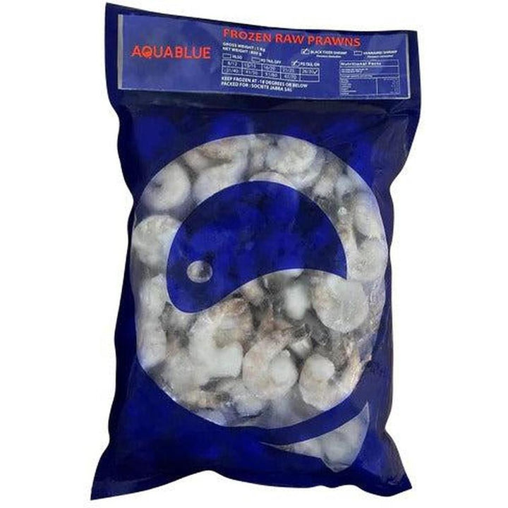 AQUABLUE FROZEN RAW PRAWNS SHRIMP 26/30 1KG