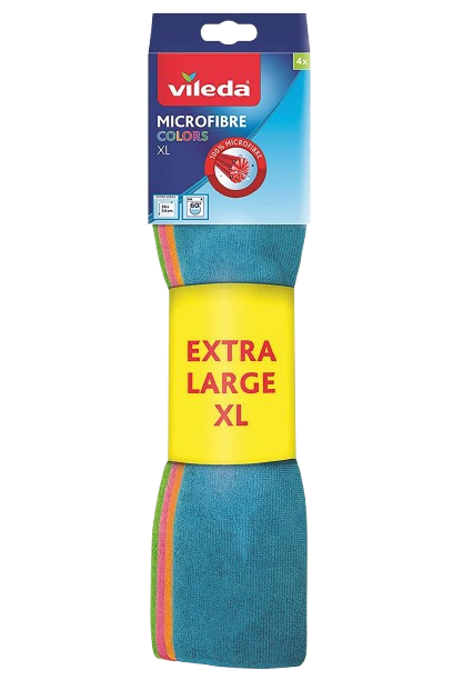 Vileda Microfibre Colors Style Xl*4P