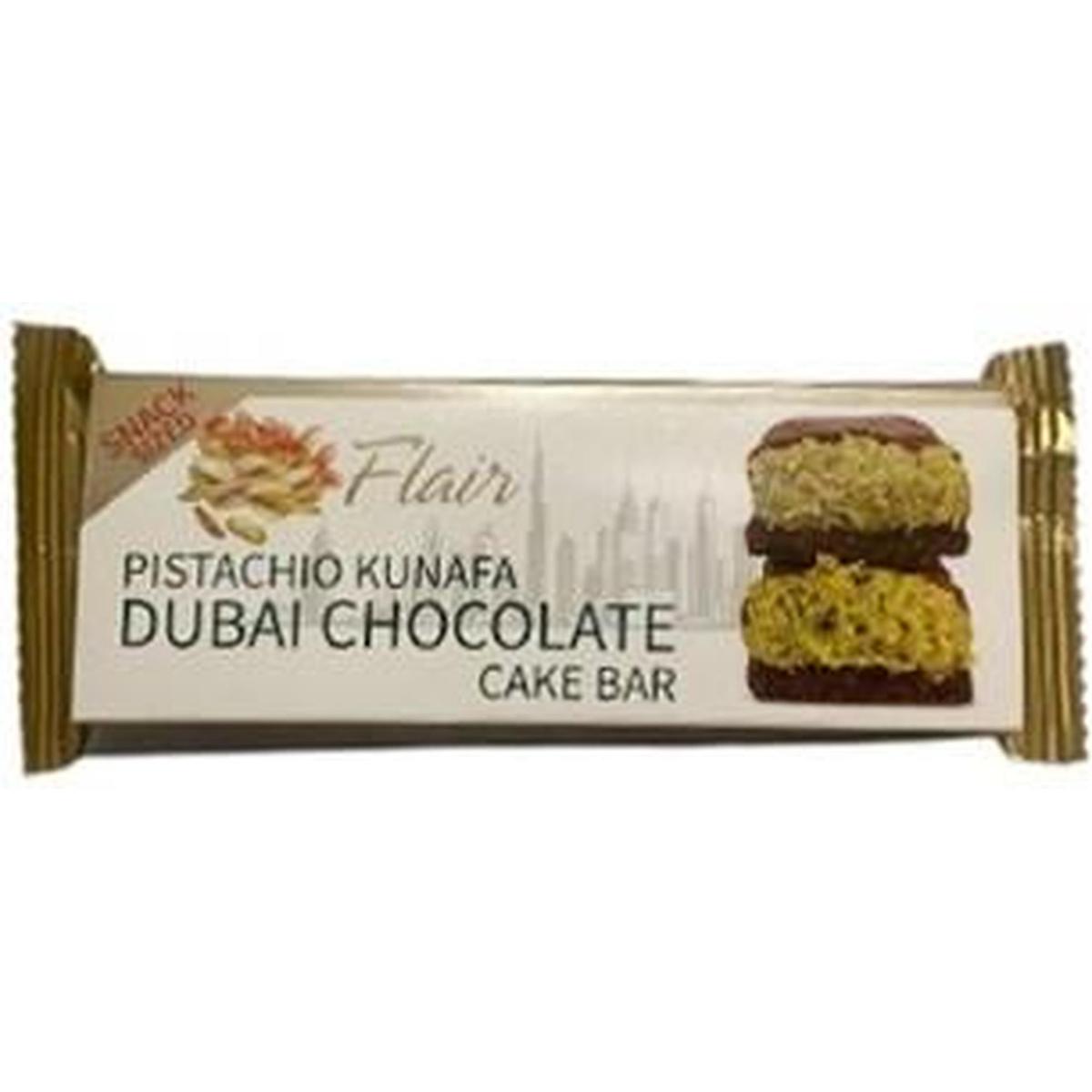 FLAIR PISTACHIO KUNAFA DUBAI CHOCOLATE CAKE BAR 40G