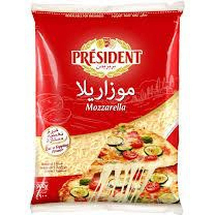 PRESIDENT SHREDDED MOZZARELLA 900G